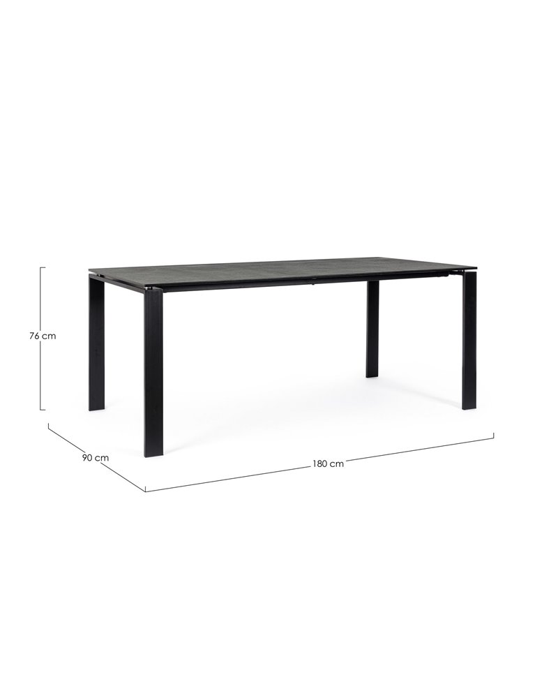 BENJAMIN TABLE ANTHRACITE 180X90