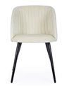 SILLA QUEEN VELVET BLANCO