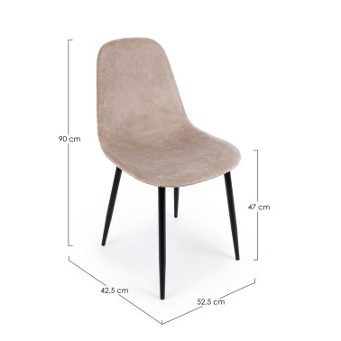 IRELIA MINK VELVET CHAIR