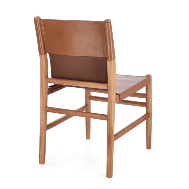 CAROLINE COGNAC CHAIR