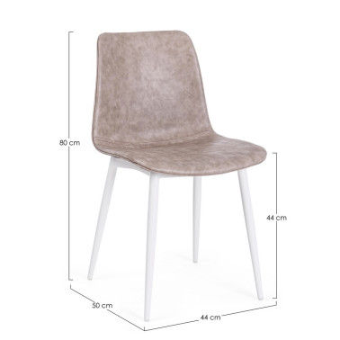 CHAIR KYRA PU BEIGE BEIGE...