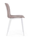 SILLA KYRA PU BEIGE VINT. ESTRUCT. BLANC