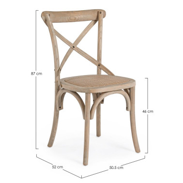 NATURAL CROSS CHAIR