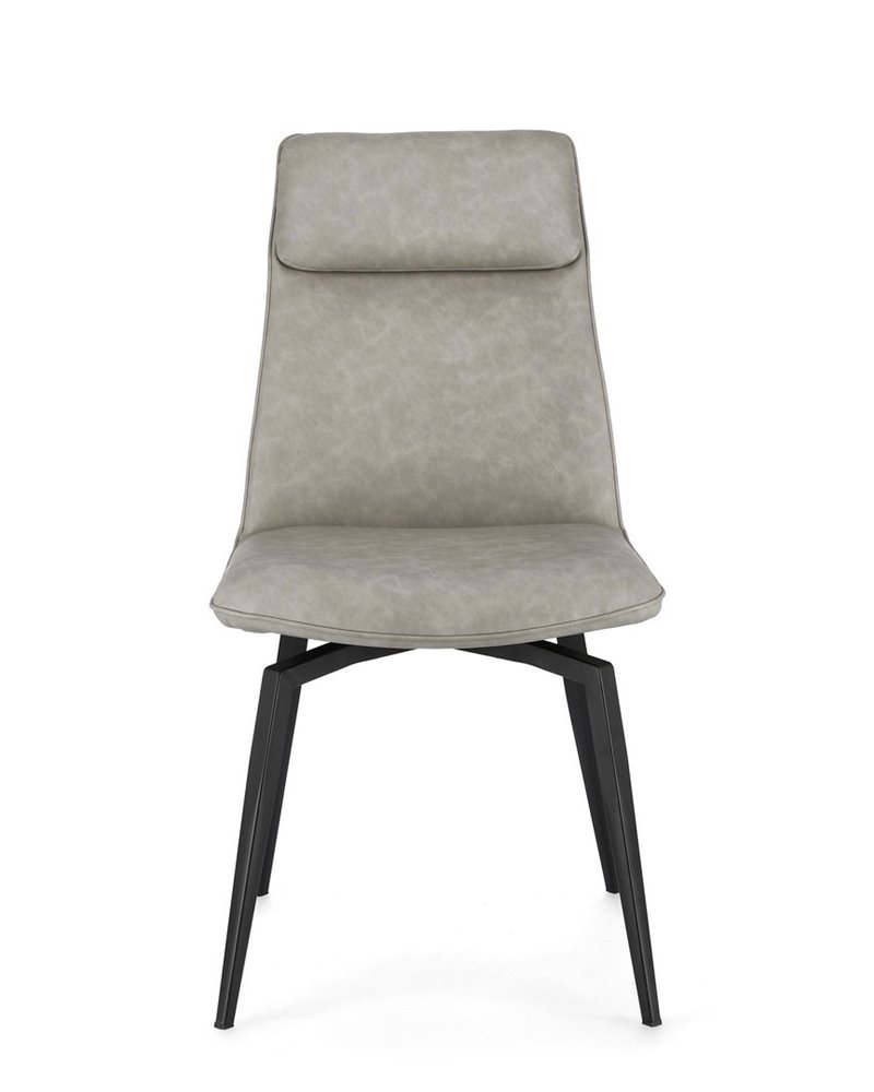 SILLA LAWRENCE PU GRIS PALOMA