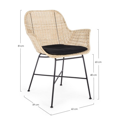 C-BR ATICA CHAIR BLACK