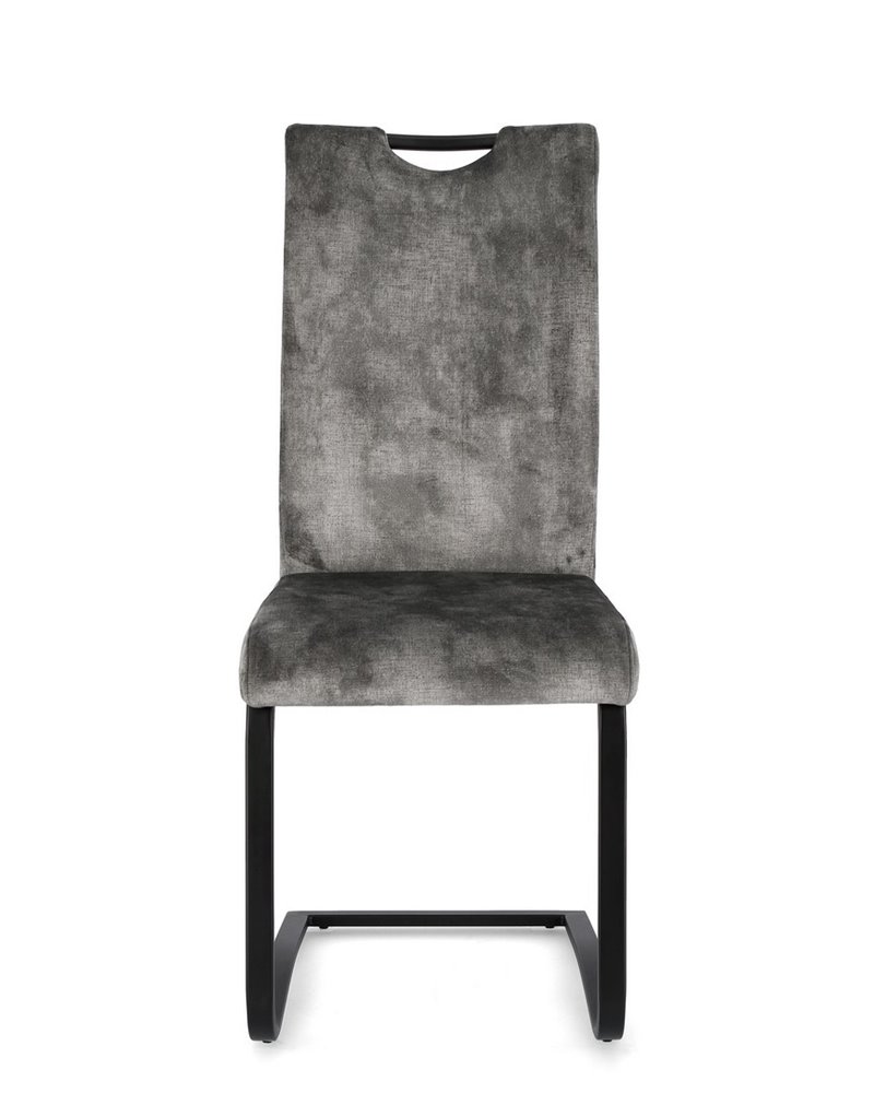 SILLA KENNETH TERCIOPELO GRIS