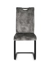 SILLA KENNETH TERCIOPELO GRIS