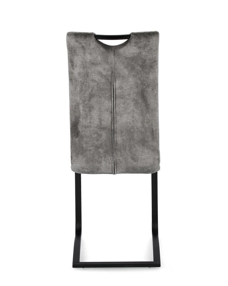 SILLA KENNETH TERCIOPELO GRIS