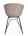 SILLA WARHOL PU BEIGE VINT. ESTRUCT. NEG