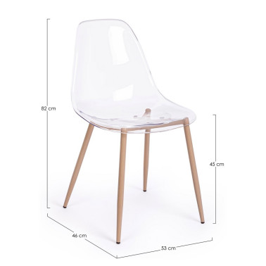 MANDY TRANSPARENT CHAIR