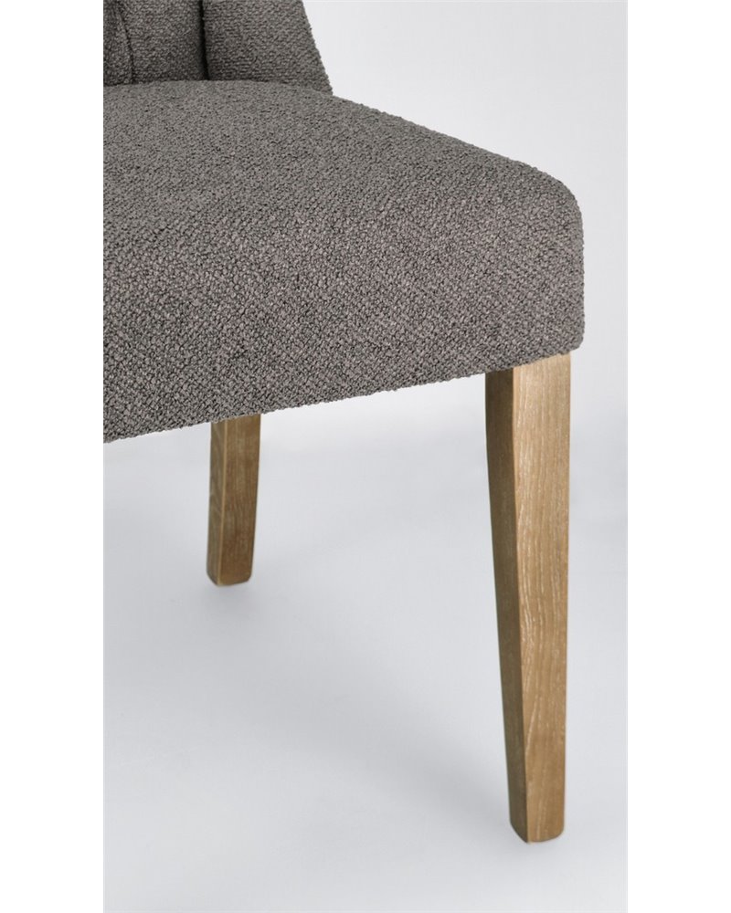 SILLA COLUMBIA GRIS BUCLÉ