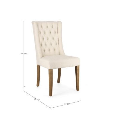 COLUMBIA NATURAL BUCLÉ CHAIR