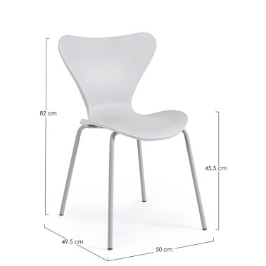 TESSA CHAIR LIGHT GRAY...