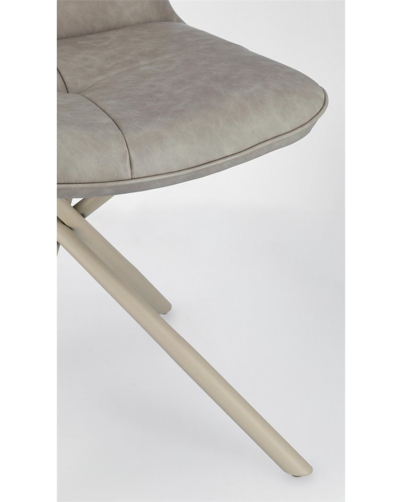 SILLA KEPLER PU GRIS PALOMA