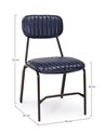 SILLA DEBBIE AZUL VINTAGE