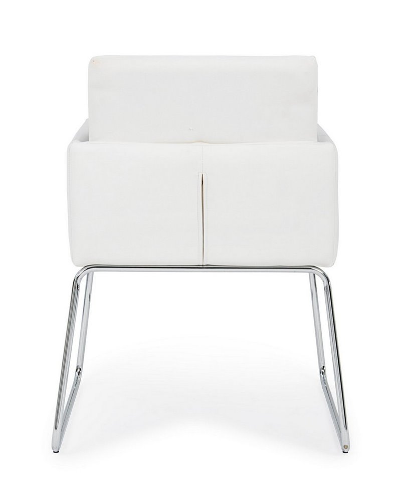 SILLA C-BR SIXTY PU BLANCO