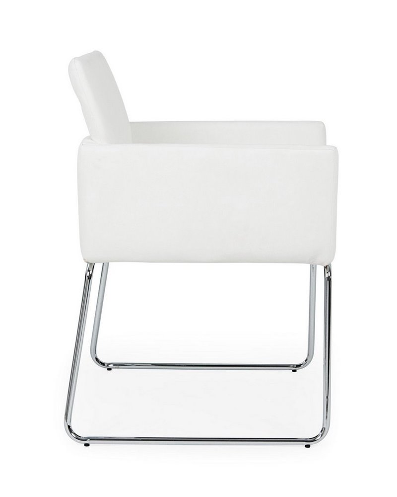 SILLA C-BR SIXTY PU BLANCO