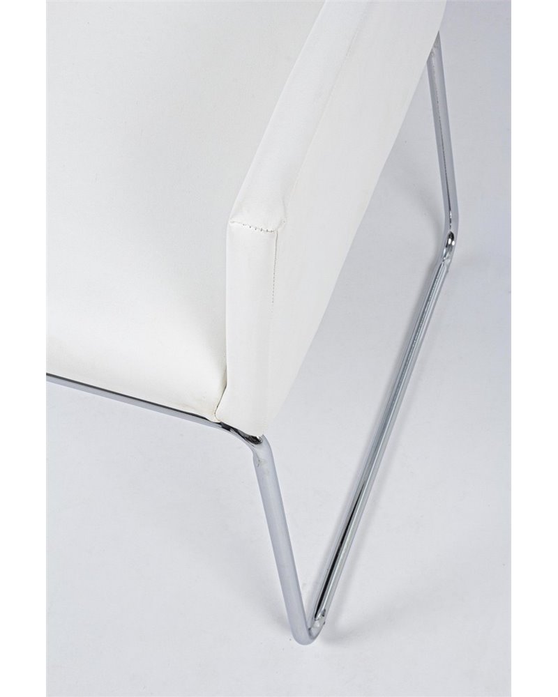 SILLA C-BR SIXTY PU BLANCO