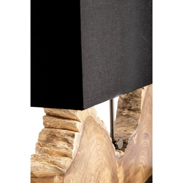 NAGA TABLE LAMP BLACK H55