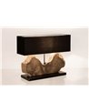 LAMPE DE TABLE NAGA NOIR H55