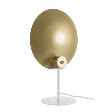 TABLE LAMP DESIGN WHITE-GOLD H