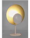 TABLE LAMP DESIGN WHITE-GOLD H