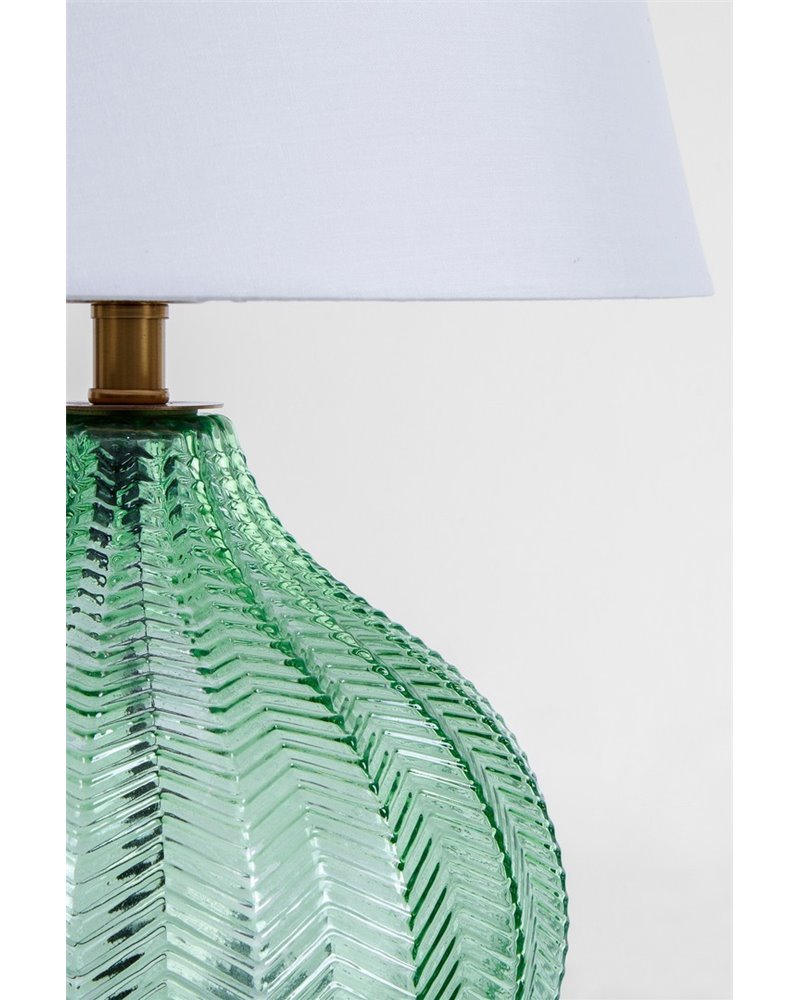 LAMPE À POSER BRILLANTE VERTE H62