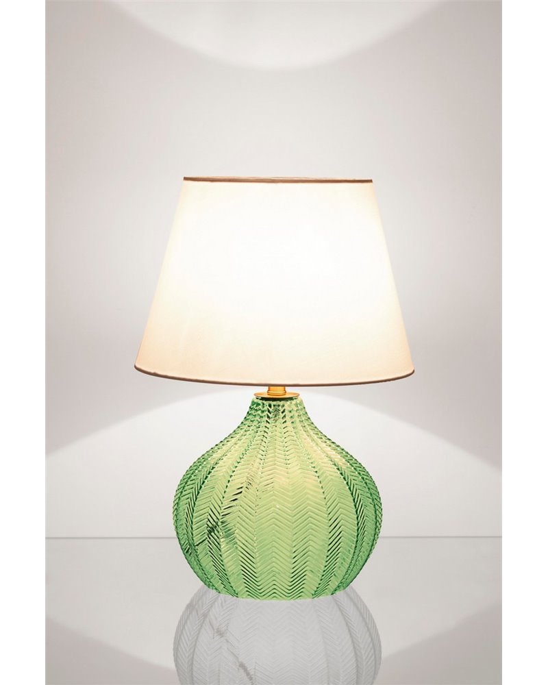 LAMPADA DA TAVOLO VERDE H62