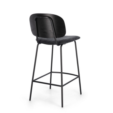 KITCHEN STOOL SIENNA DARK GRAY