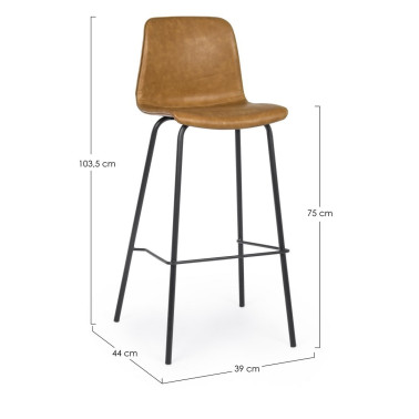 BAR STOOL KYRA PU VINTAGE...