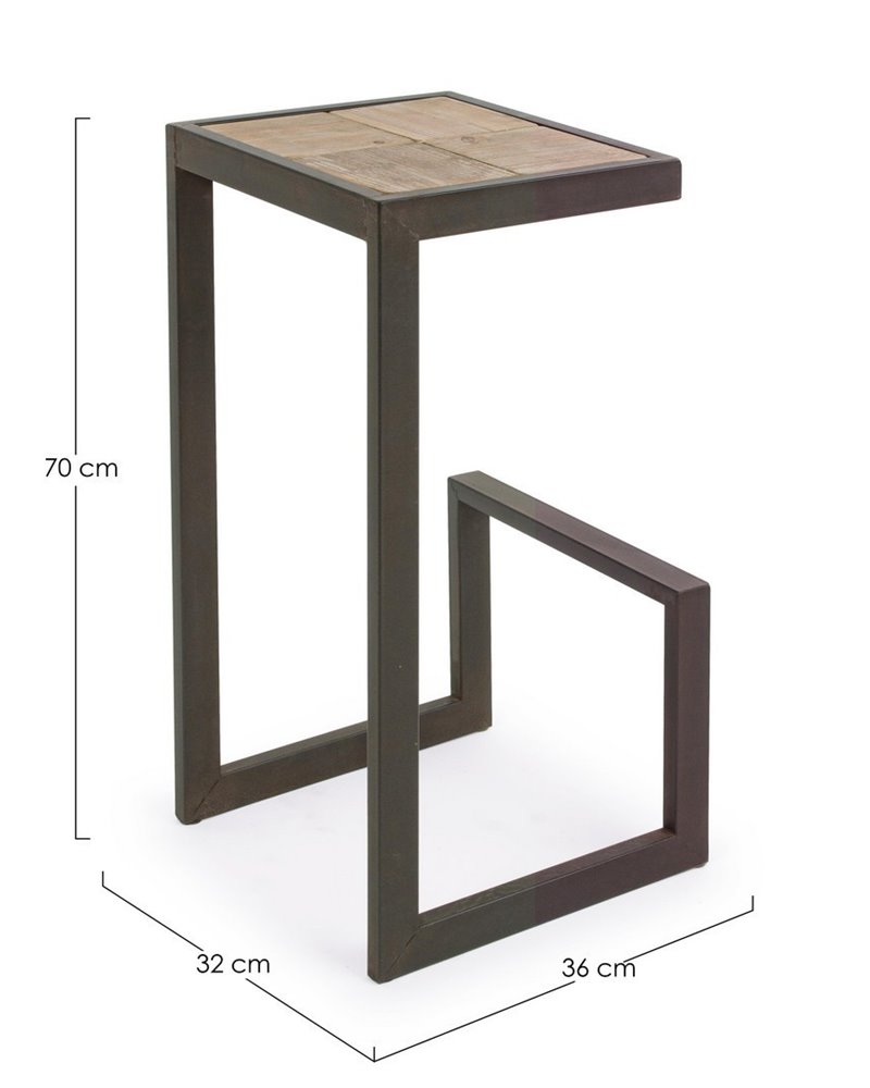 TABURETE BAR BLOCKS H70