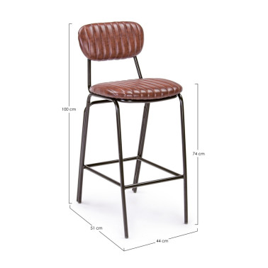 BAR STOOL DEBBIE ORANGE...