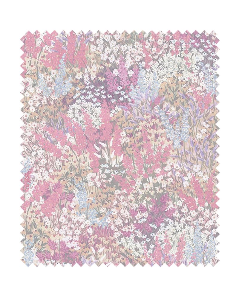 Grande Fleur Linen Union Cerise & Eau de Nil F121-1004