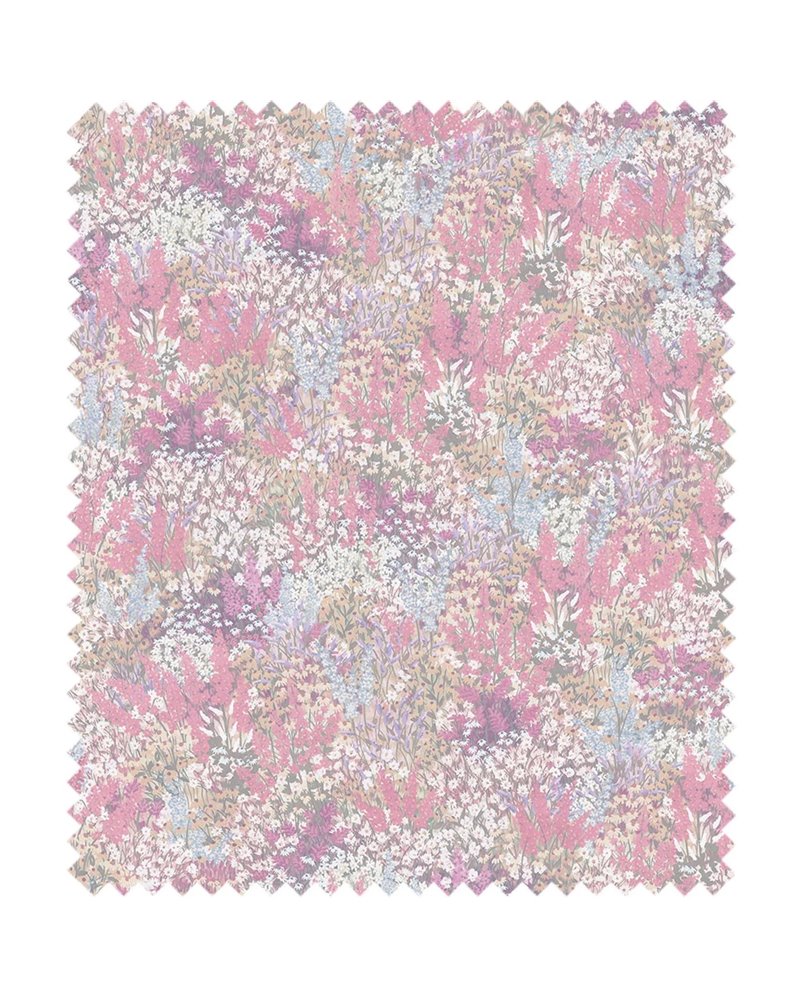 Petite Fleur Linen Union Cerise & Eau de Nil F121-1002