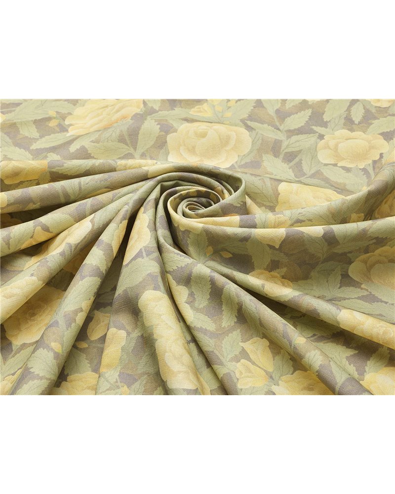 Idyll Roses Linen Union Honey Citrine F121-2011