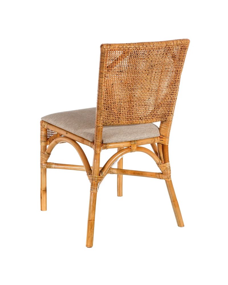 SILLA NATURAL RATTAN SALÓN 45 X 57 X 85 CM REF.105480