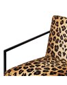 SILLÓN ANIMAL PRINT TEJIDO-METAL SALÓN 65 X 85 X 73 CM REF.608336