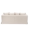 SOFÁ 3 PLAZAS BEIGE TEJIDO SALÓN 209 X 107 X 92 CM REF.608166