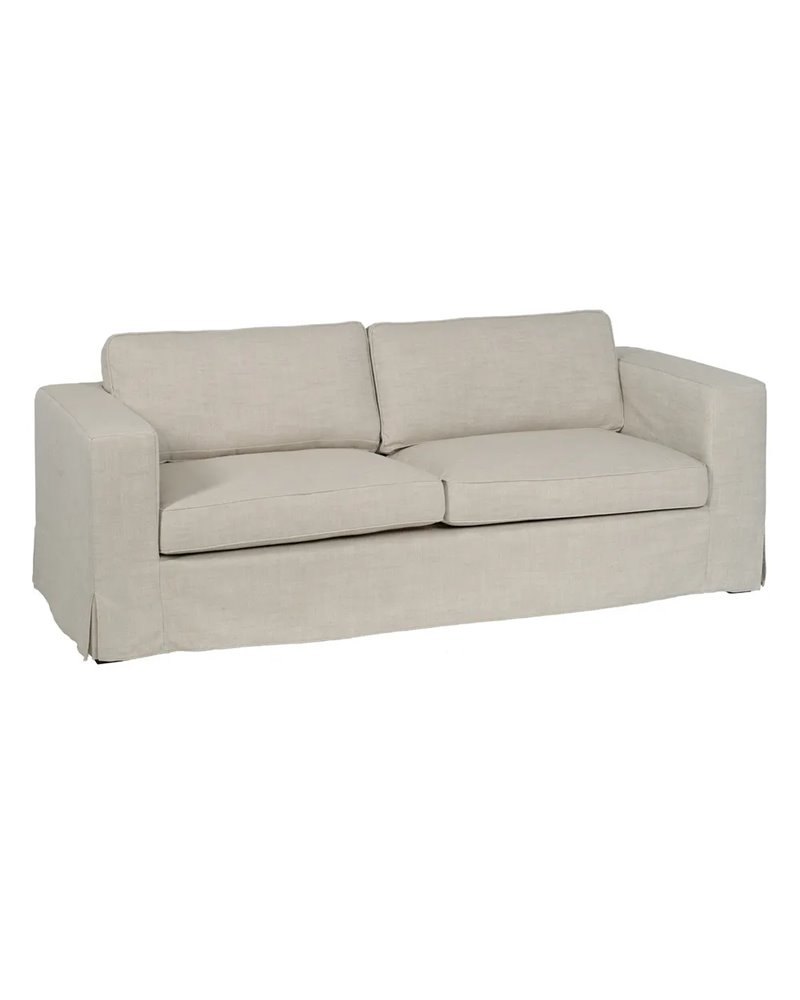 SOFÁ CHAISE LONGUE BEIGE TEJIDO SALÓN 253 X 160 X 93 CM REF.611006