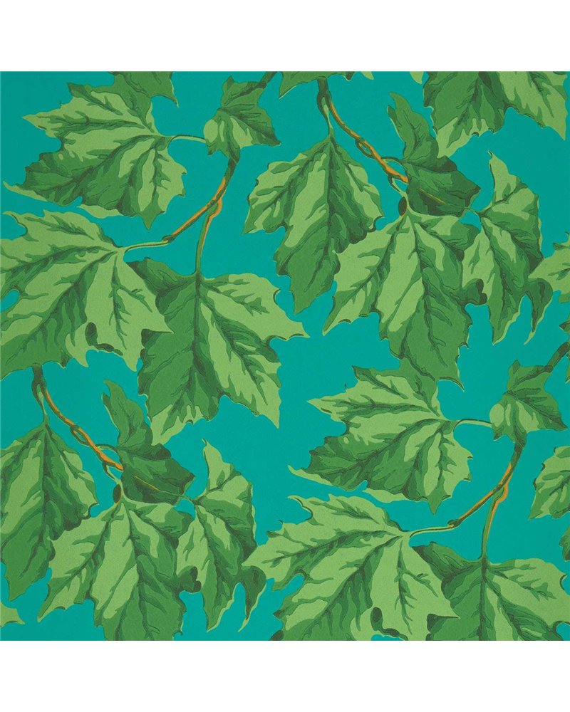 Dappled Leaf Emerald Teal HSRW113047