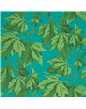 Dappled Leaf Emerald Teal HSRW113047