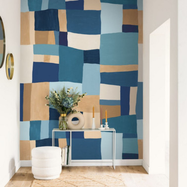 Wonderfull Patchwork Bleu L...