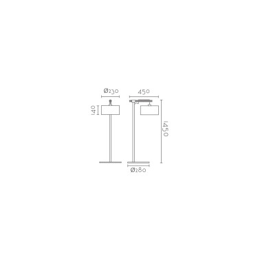 CANDEEIRO DE PÉ REF.-ML2117-WH