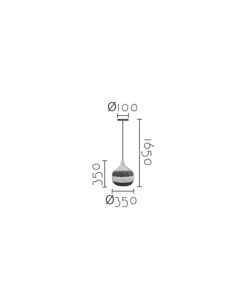 LAMPARA DE TECHO REF.-NAPARI-35BK