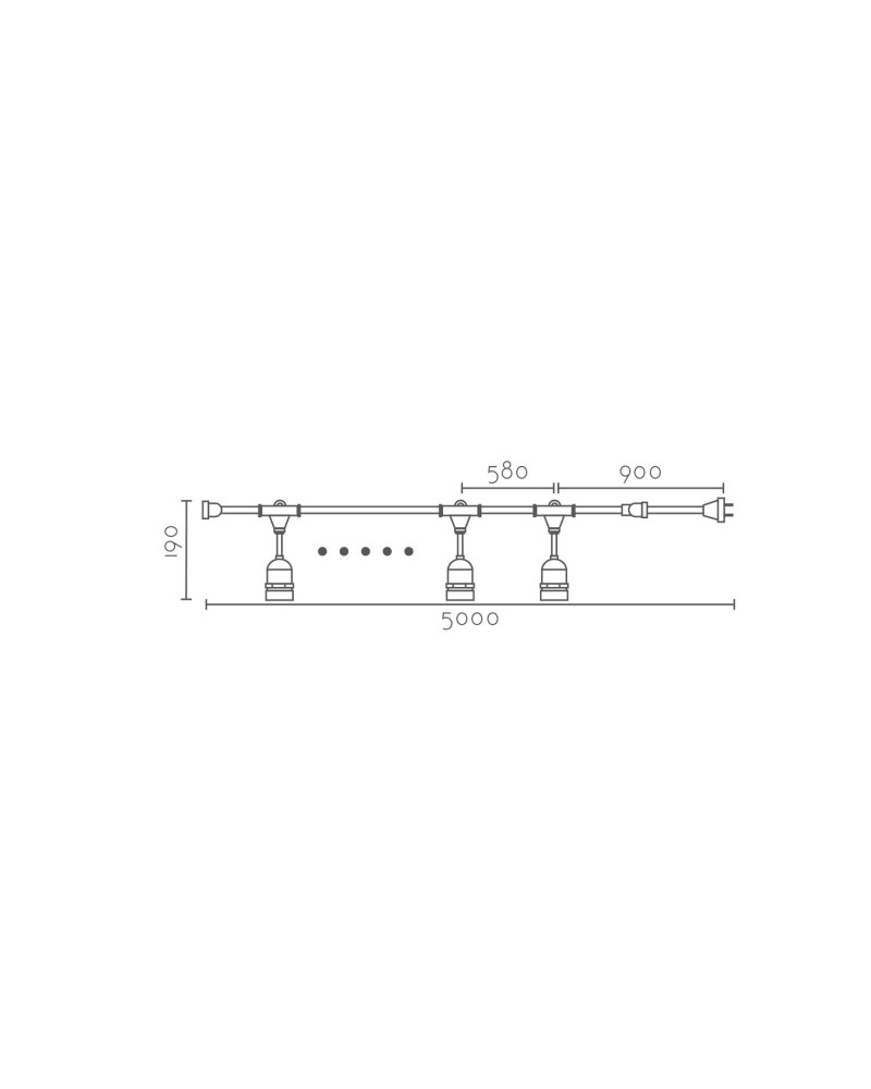 LAMPARA DE TECHO REF.-GUIR8-BK