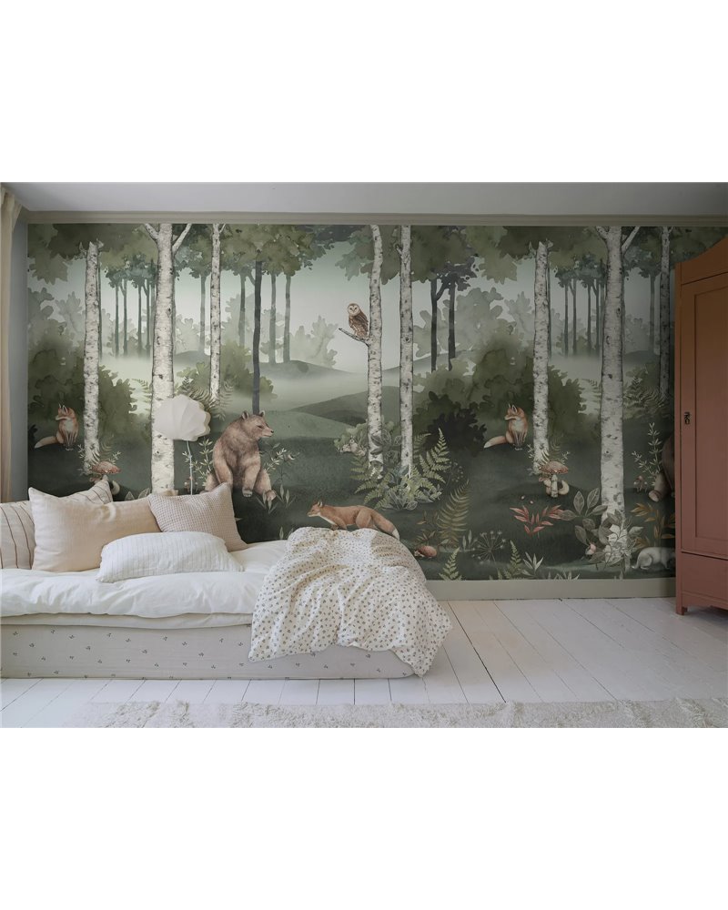 Wild Forest Mural 6943