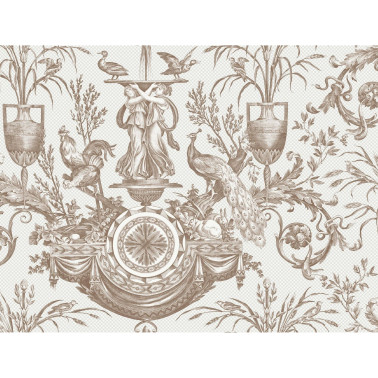 Avian Fountain Toile Mink RT7812