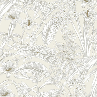 Orchid Conservatory Toile Beige Taupe RT7883