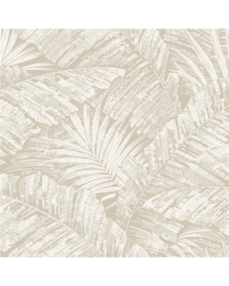 Palm Cove Toile White Taupe RT7926