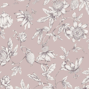 Passion Flower Toile Orchid RT7851